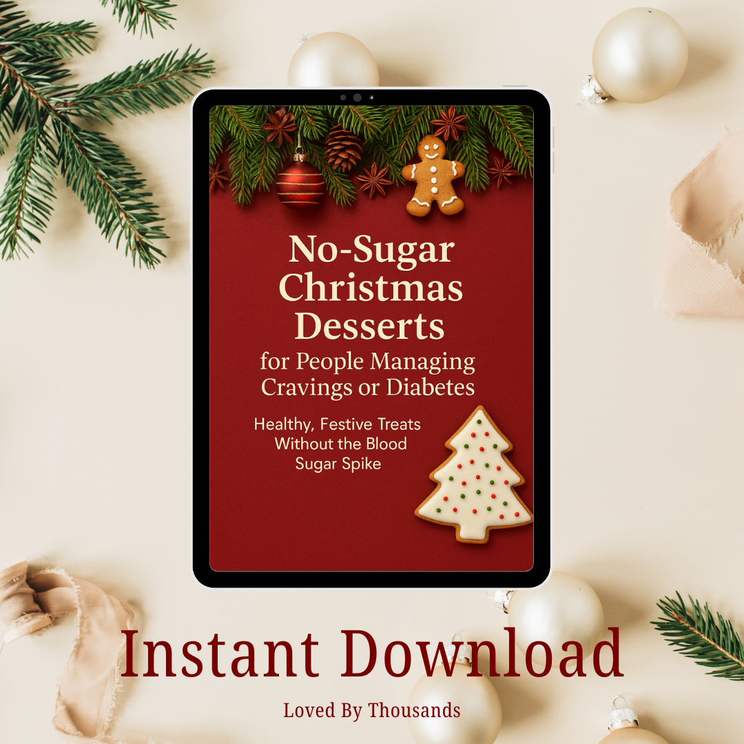 No-Sugar Christmas Desserts for People Managing Cravings or Diabetes.