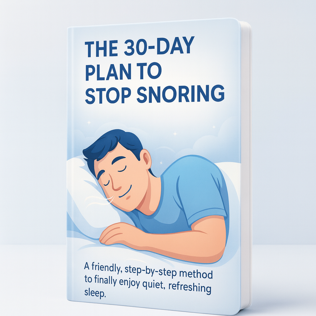 The 30-Day Plan to Stop Snoring