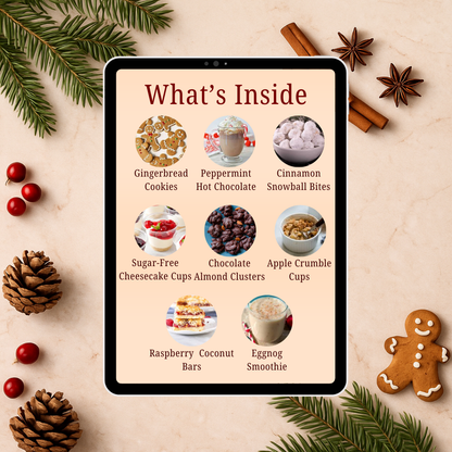 No-Sugar Christmas Desserts for People Managing Cravings or Diabetes.