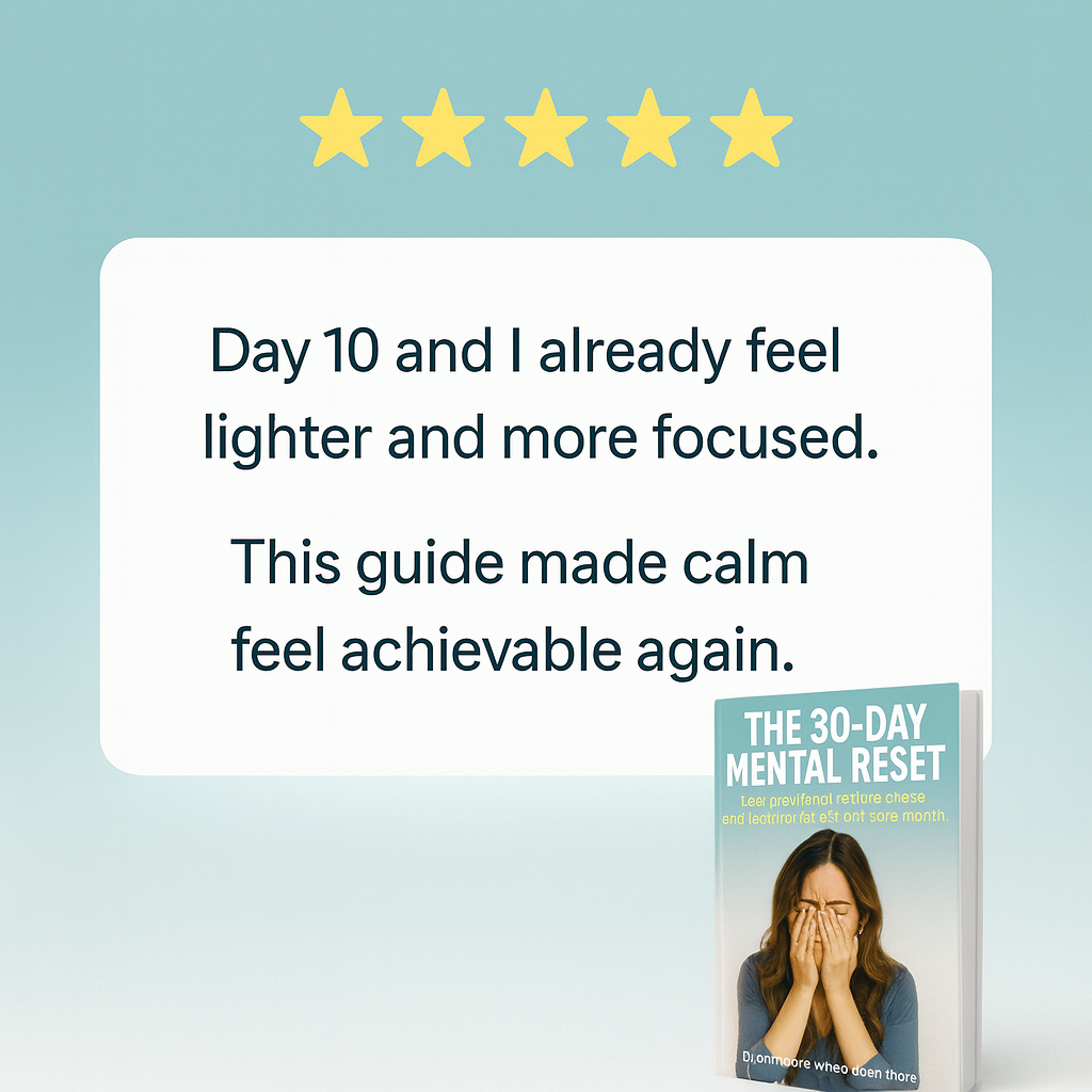 🧘 The 30-Day Mental Reset